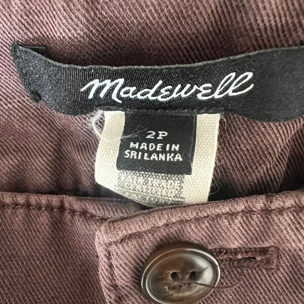 Madewell The Petite Harlow Wide-Leg Pant in Drapey Twill - 2P - Picture 3 of 3